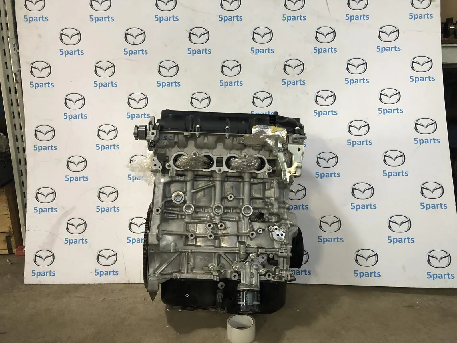 Двигатель Mazda 2.5 PY под электронный термостат